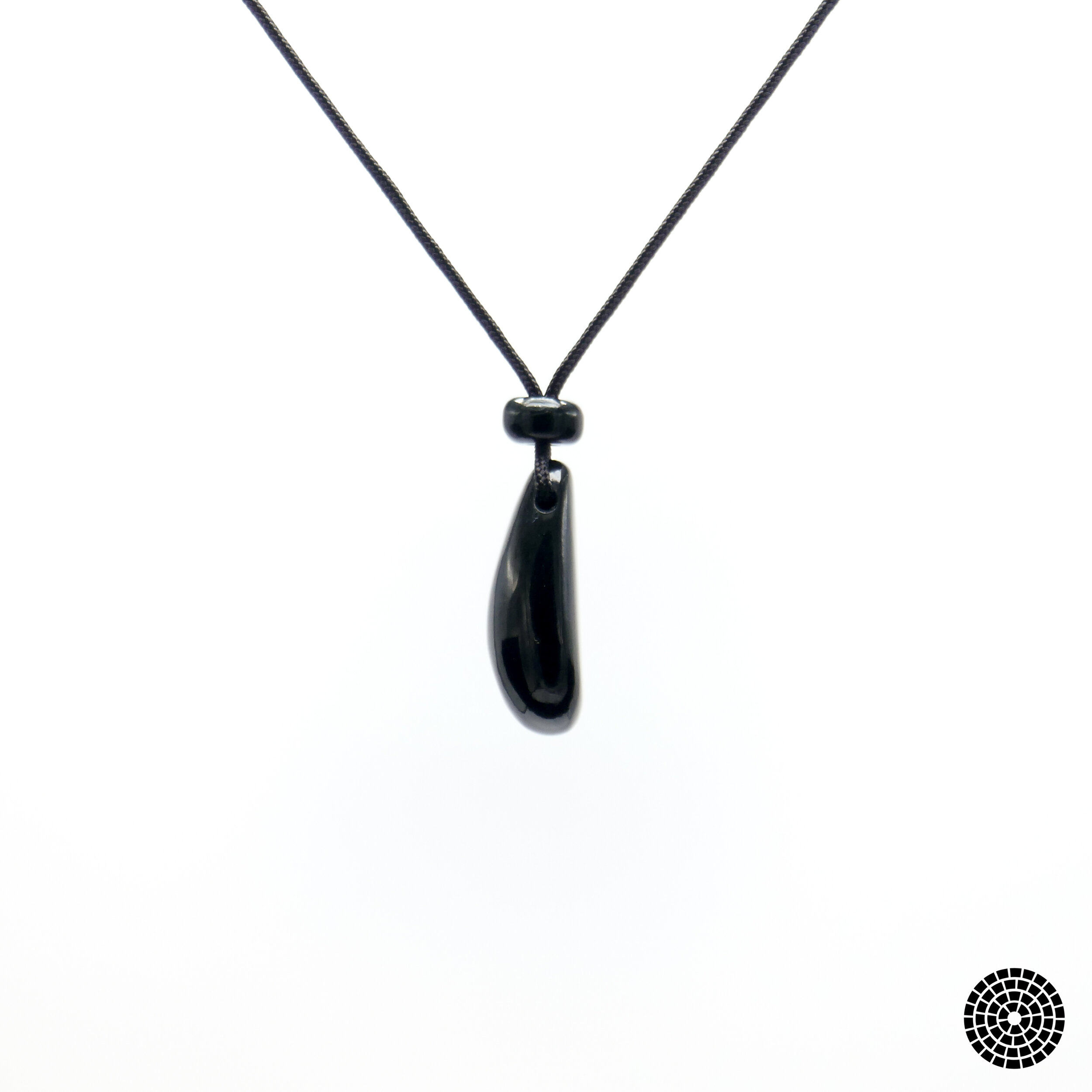Australian Black Jade Pendant — California Jade Carvings